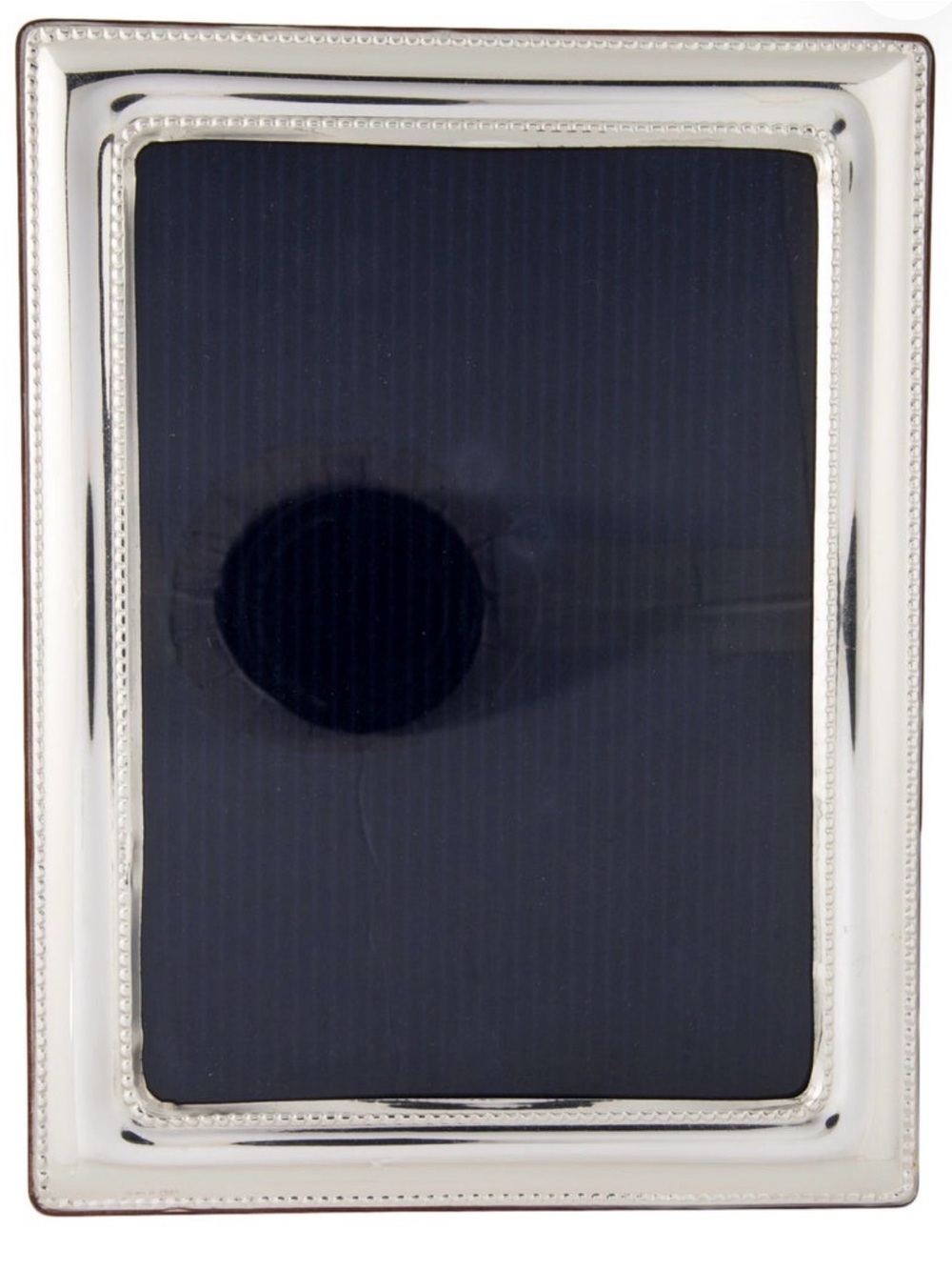 Contemporary Sterling Silver 5x7 Picture Frame